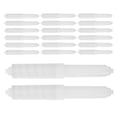 thumbnail image 1 of CTIRCHIU 20Pcs Plastic White Toilet Paper Roller Rod with Precision Spring for Secure and Smooth Paper Dispensing, 1 of 8