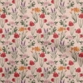 thumbnail image 1 of oneOone Polyester Spandex Peach Fabric Floral Fabric For Sewing Printed Craft Fabric By The Yard 56 Inch Wide, 1 of 4