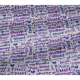 thumbnail image 5 of oneOone Cotton Jersey Medium Purple Fabric Text Quilting Supplies Print Sewing Fabric By The Yard 58 Inch Wide, 5 of 6
