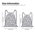 thumbnail image 7 of Horeoi Unicorn DoingYoga Print Drawstring Bags for Gym Sports Yoga Travel Lightweight Foldable Sackpack for Men Women Teens, 7 of 7