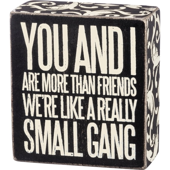 Primitives by Kathy Box Sign, 4-Inch by 4.5-Inch, You and I