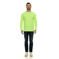 thumbnail image 5 of BILLIONHATS 12 Pack Mens Long Sleeve Light Colorful T-Shirts, Cotton - Crew Neck Bulk Tees for Men, Wholesale Sleeved T-Shirt 12 Packs - Size 4X-Large, 5 of 8