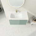 thumbnail image 2 of 36" Ceramic Sink Bathroom Vanity - Modern In Mint With Easy Clean Surface , Soft Close Door For Attractive Bathrooms, 2 of 6