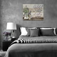 thumbnail image 6 of Purple Lavender Wall Art Inspirational Quotes Grateful Wall Decor Rustic Lavender Flowers Pictures Canvas Prints Framed Modern Office Home Artwork for Living Room Bedroom Bathroom 12"x16", 6 of 6