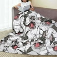 thumbnail image 4 of Blanket French Bulldog Cozy All Seasons Flannel Blanket Gift for Woman Girl Baby Kid 50" X 40", 4 of 7