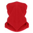 thumbnail image 2 of Red Neckerchief Winter Ski Warm Scarf Multifunctional Cold Proof Fleece Outdoor Windproof Motorcycle Riding Head Cover Thick, 2 of 3