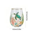 thumbnail image 2 of Hand Blown Crystal Whiskey Glasses, Old Fashioned Tumblers Set, 300ml Heavy Base, Gift for Men, Lead-Free Glass, Multicolor, 1 Pack, 2 of 6