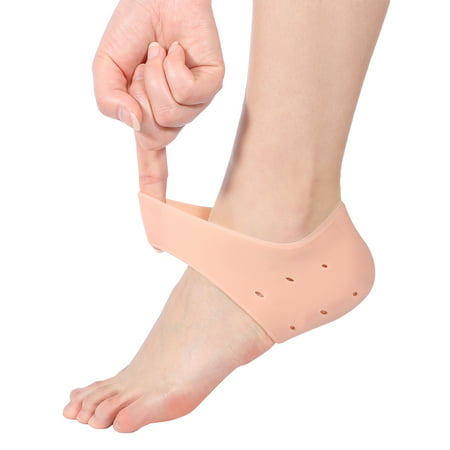 4 Types 2PCS Silicone Moisturizing Gel Heel Protect Socks Dry Cracked Foot