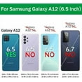thumbnail image 2 of Value Pack ! for Samsung Galaxy A12 5G Magnetic Card Slot Belt Clip Phone Case 360° Cover Kickstand Holster Hybrid Shock Bumper with Tempered Glass, 2 of 4