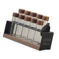 thumbnail image 1 of Siruishop Coffee Bean Seal Tubes Display Rack 21.5x9x8cm Portable Multifunctional for Efficient Portion Control Lightweight Wooden Base Long and Short Tubes, 1 of 8