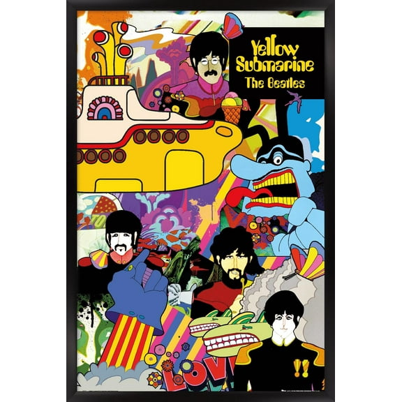 The Beatles - Submarine Collage (24X36) Poster