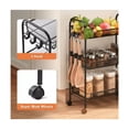 thumbnail image 4 of Carrito Organizador Multiusos De Metal De 3 Niveles, 4 of 4