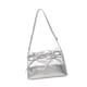 thumbnail image 5 of Bolso de mano para mujer con decoración de lazo, bolso informal elegante para mujer Plata, 5 of 8