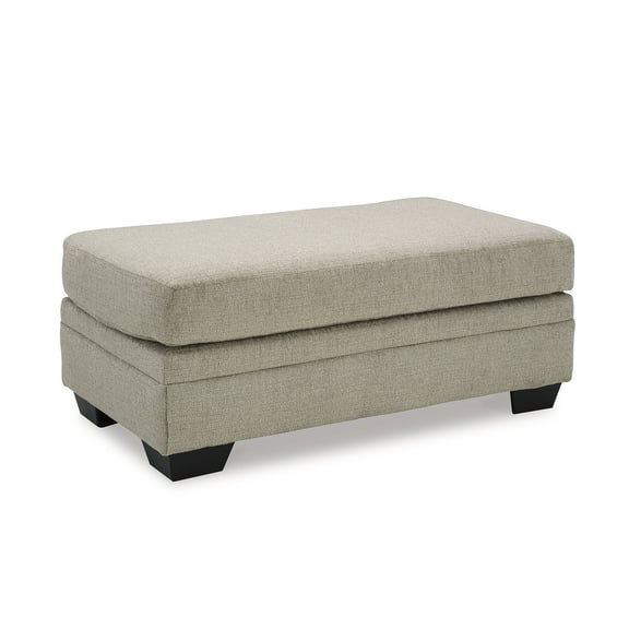 Signature Design by Ashley Stonemeade Upholstered Ottoman, Taupe
