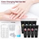 thumbnail image 5 of Kit Completo para Uñas con Gel Termocrómico: 4 Esmaltes de 15ml, 100 Tips, Líquido Limpiador, Pincel de Luz, Pinza y Vaso Lavapinceles - Ideal para Diseños en Casa o Salón., 5 of 6