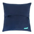 thumbnail image 4 of Chumbak Polyester Regal Elephant Cushion Cover (Blue, 16-inch), 4 of 4