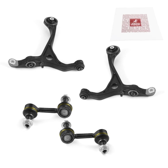 Metrix Premium Chassis Parts - 4 PC Front L/R Lower Control Arm & Front L/R Sway Bar Stabilizer End Link Kit Fits 2004-2006 Acura TL, Replacement RK641543, RK641544, K90660, K90661