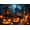100PCS (easy), variant on Jigsaw Puzzle 100 Piece Wooden Puzzles Halloween terror Anime funny Ghost jack-o'-lantern Pumpkin Head Family game Wall Art Gift