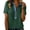 Green-01, variant on Perfectbot Women's Cotton Collar Henley T-Shirt Short Sleeve Button Down Casual Tops Summer Daily Tees