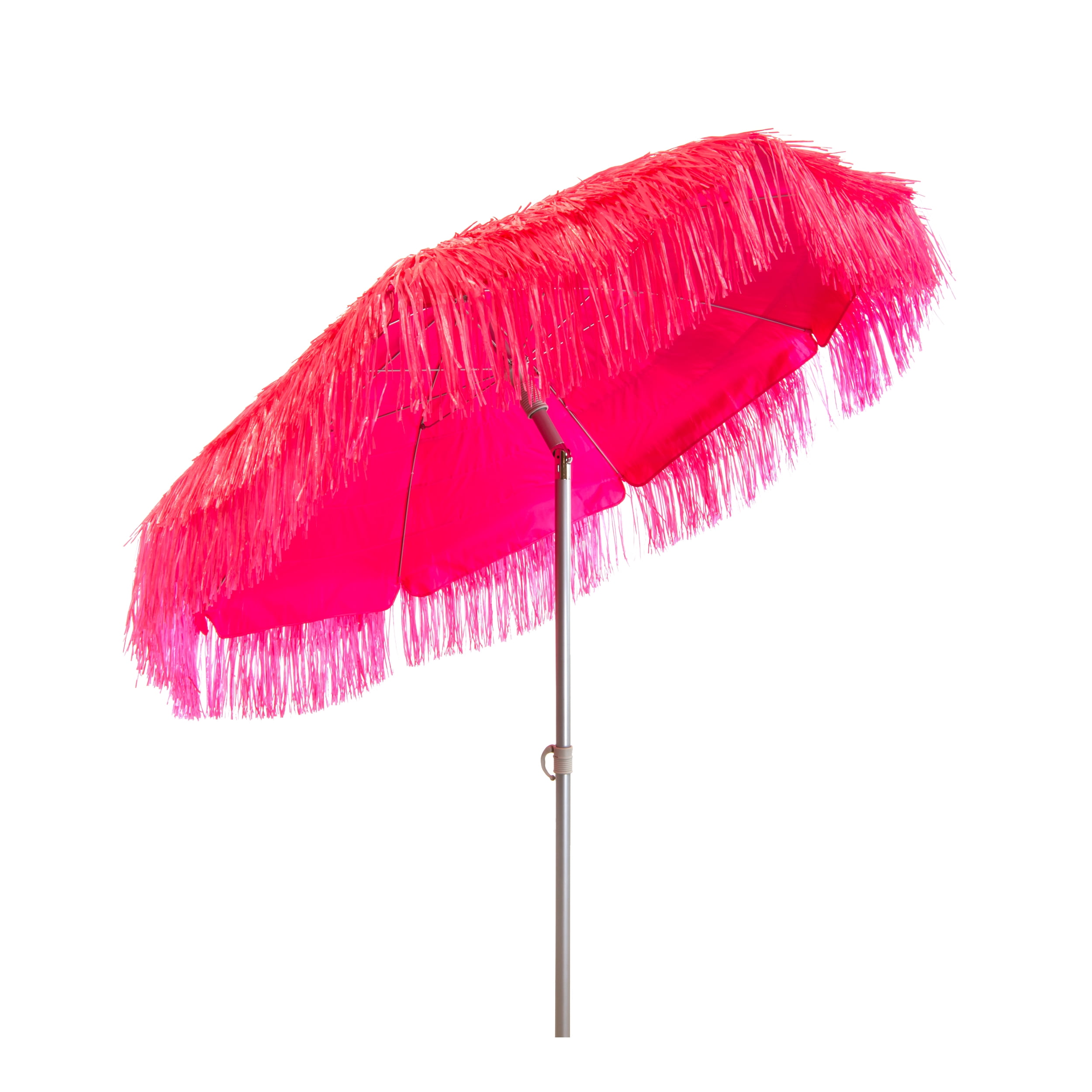DestinationGear 6 ft Palapa Tiki Patio Umbrella Pink