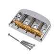 thumbnail image 3 of arctrm Electric Guitar Bridge Fixed Guitar Bridges Set Replacement Part Hardtail Roller silver, 3 of 10