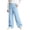 Blue, variant on Girls Corduroy Sweatpants with Pockets Casual Elastic Waist Baggy Fall Winter Kids Active Pants Pink 5-14