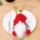 thumbnail image 1 of Christmas Santa Hats Christmas Table Decorations Tableware Utensil Holder Pockets Knife Spoon Fork Covers Xmas Party Decor, 1 of 5