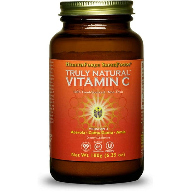HealthForce SuperFoods Truly Natural Vitamin C 180 Grams Whole Food