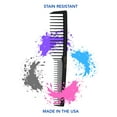 thumbnail image 4 of Krest 6000 Teasing Combs Lift Vent Hair Combs Pack Space Tooth Wide teeth Comb Black 12 Pc., 4 of 5