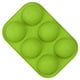 thumbnail image 3 of Wosthever 6 celdas media bola esfera 3D molde de pastel de silicona Muffin molde para hornear Chocolate Type5 NO5 Wosthever HA002563-01, 3 of 6
