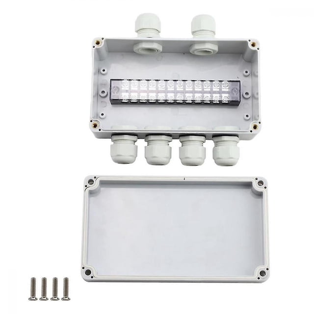 Caja de conexiones a prueba de agua LIUYMXG IP66 2 entradas 4 salidas