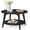 Charcoal Gray, variant on TYUIOP Round Coffee Table, 2-Tier Center Table with Storage, Tapered Legs, Curved Transitions, 31.5 Dia. x 17.7 H Inches, Easy Assembly, for Living Room, Honey Brown