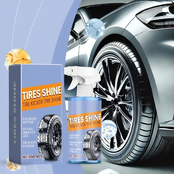 NEXIMO Quick Drying Tire Dressing Tire Shine Sprayer 120Ml High Gloss