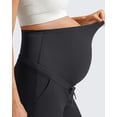 thumbnail image 3 of G4Free EverGoing Maternity Athletic Shorts with Pockets Over The Belly Drawstring Casual Pregnancy Shorts Yoga Workout, 3 of 8