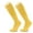 Yellow, variant on QSAWXQZ Kids' Soccer Socks Cotton Knee High Non Slip Breathable Cushioned Athletic Socks Free Size