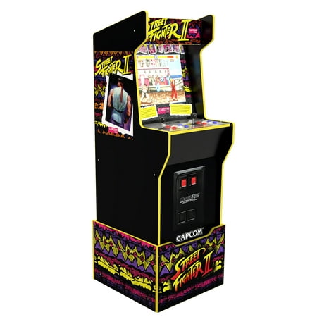 Arcade1Up - Street Fighter Legacy Edition Arcade with Riser & Lit Marquee