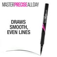thumbnail image 2 of Maybelline Eyestudio Master Precise All Day Liquid Eyeliner Makeup, Cobalt Blue, 0.034 fl. oz., 2 of 6