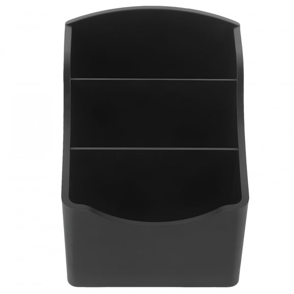ACDANC Sugar Packet Organizer Box, Coffee Bar Creamer and Paper Cup Holder, Compact ABS Storage for Kitchen, Office, and Cafe, Black