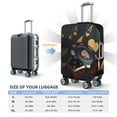 thumbnail image 6 of Lsque Casino Cards Poker Printed Luggage Cover, Travel Luggage Protector,Scratch and Dirt Resistant, Fits 18-32 Inch Luggage - Medium, 6 of 9