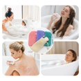 thumbnail image 6 of 2Pc Soap Exfoliating Foaming Mesh Bath Bag, Drawstring Soap Saver Bubble Producing Mesh Pouch, Shower Soap Foam Net Holder, Soft Stretch Soap Sack, Hanging Bathroom Soap Storage Mesh Bag, 6 of 7