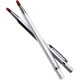 thumbnail image 5 of Plumas de trazado con punta de carburo de tungsteno, herramienta de artesanía para trazar detalles de ingeniero (2 unidades, plateado), 5 of 5