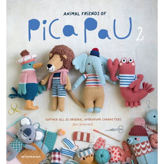 Pre-Owned Animal Friends of Pica Pau Animal Friends of Pica Pau 2: Gather All 20 Original Amigurumi Characters, (Paperback)