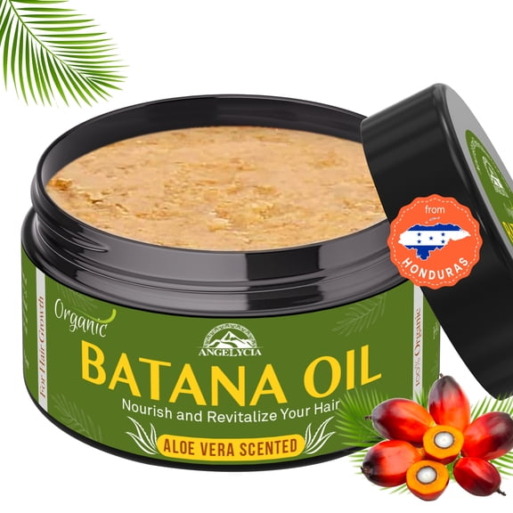 100% Organic Raw Batana Oil from Honduras – Nourish, Moisturize & Revitalize Hair, 4oz