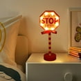 thumbnail image 3 of Christmas Street Sign Decorative Lights, Wooden Holiday LED Lights for Window, Desktop, Dining Table, Living Room, Bedroom, Terrace Christmas Decor, 3 of 5