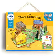 STORYTIME TOYS The Three Little Pigs and Bad Wolf Book and Toy Set; Take Apart STEAM Educational Toys
