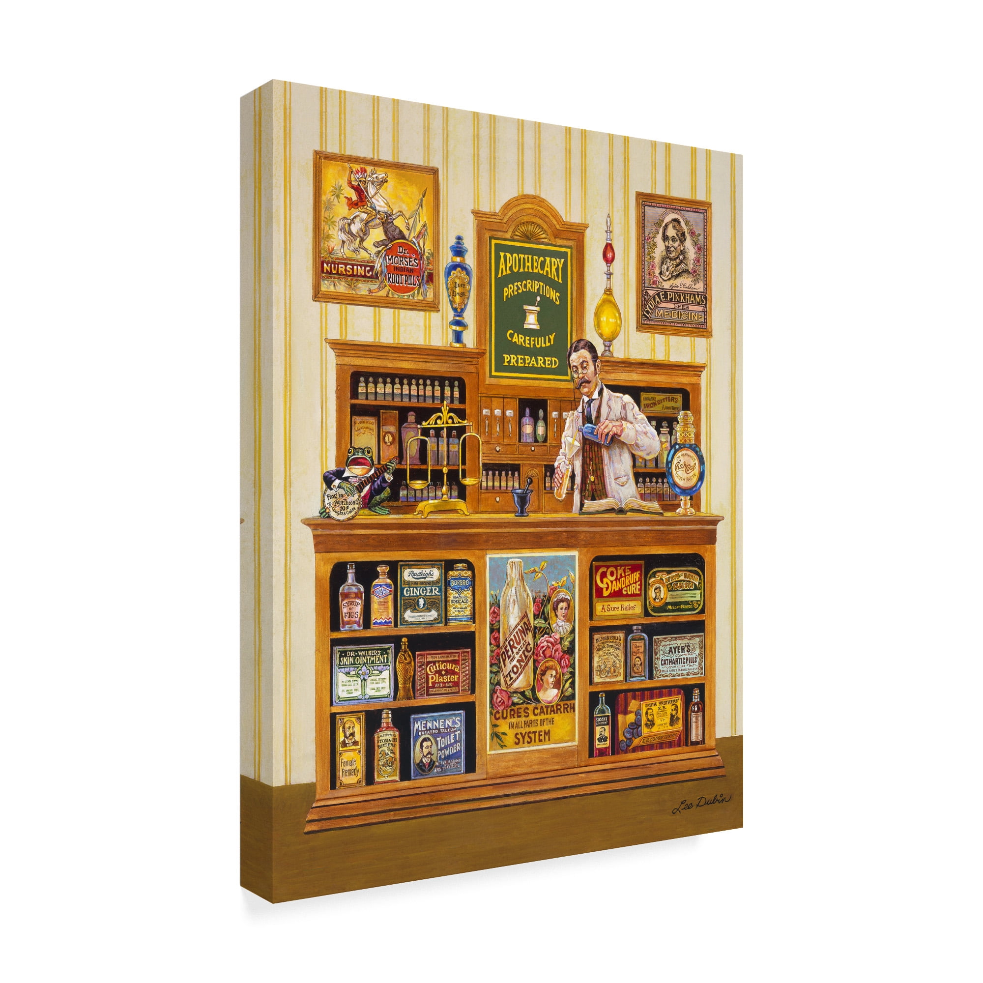 Trademark Fine Art 'Apothecary' Canvas Art by Lee Dubin