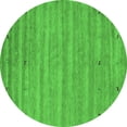 thumbnail image 1 of Ahgly Company Indoor Round Abstract Green Contemporary Area Rugs, 8' Round, 1 of 1