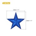 thumbnail image 2 of Uxcell 24 Pcs 5Star Patches Iron on Patches Blue Embroidered Patches Appliques Embellishments 1.1IN Repair Patch, 2 of 6