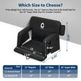 thumbnail image 2 of Garvee 25" Wide Massage & Heated Stadium Seats, 3 Level Heating, 6 Adjustable Angle, 2 Pack, Black, 2 of 8