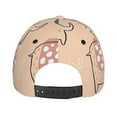 thumbnail image 6 of Balery Baseball Cap Adjustable Size for Running Workouts and Outdoor Activities All Seasons Dad Hat(Cute Ink Drawn Elephants), 6 of 8